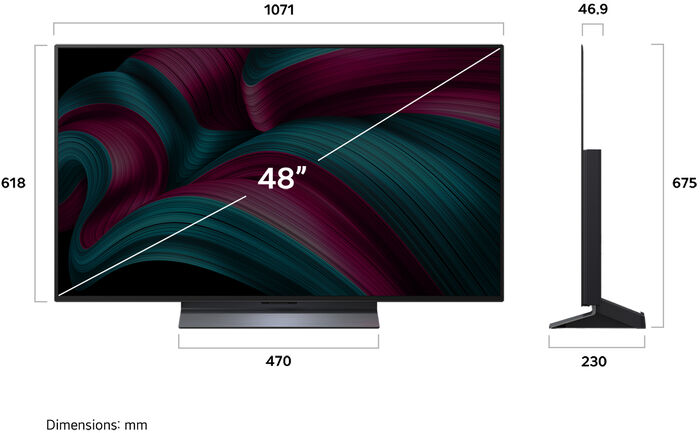 LG 48" C5 OLED sjónvarp (2025)