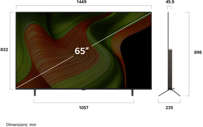 LG 65" B5 OLED sjónvarp (2025)