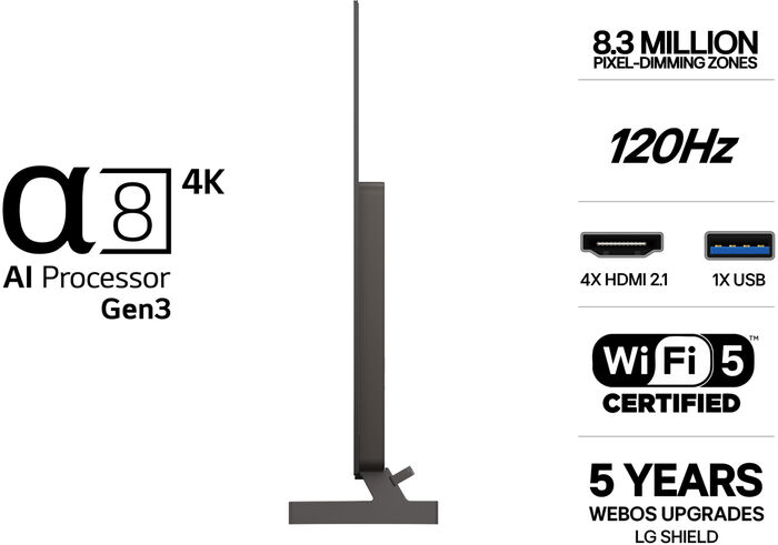 LG 65" B6E sjónvarp (2026)