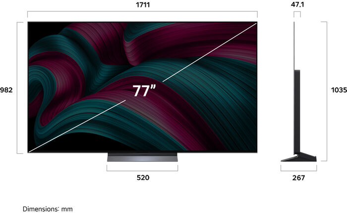LG 77" C5 OLED sjónvarp (2025)