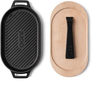 Ooni panna pottjárn riffluð 26 x 15 cm