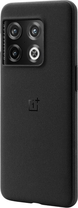 OnePlus 10 Pro Sandstone Bumper Case - Svart