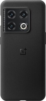 OnePlus 10 Pro Sandstone Bumper Case - Svart