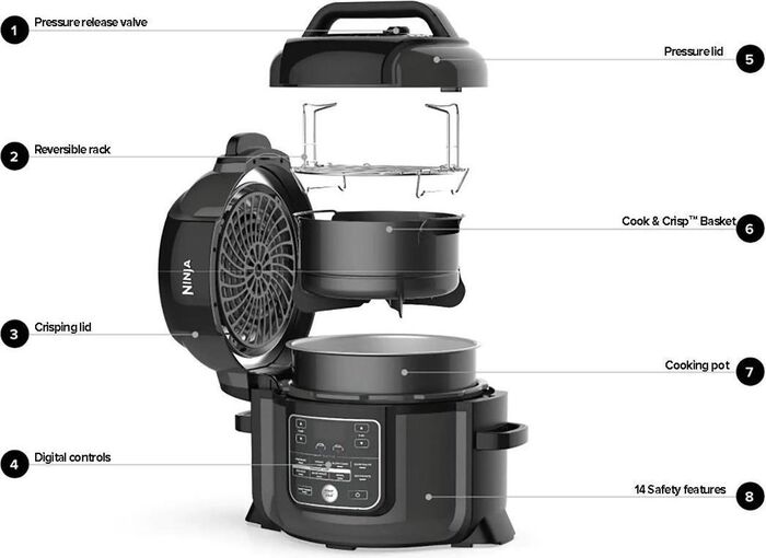 Ninja Foodi fjölsuðupottur - 6 lítra