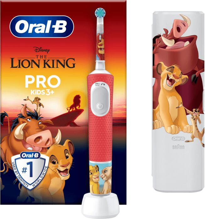 Product image not available for Oral-B Vitality Pro Kids rafmagnstannbursti - The Lion King