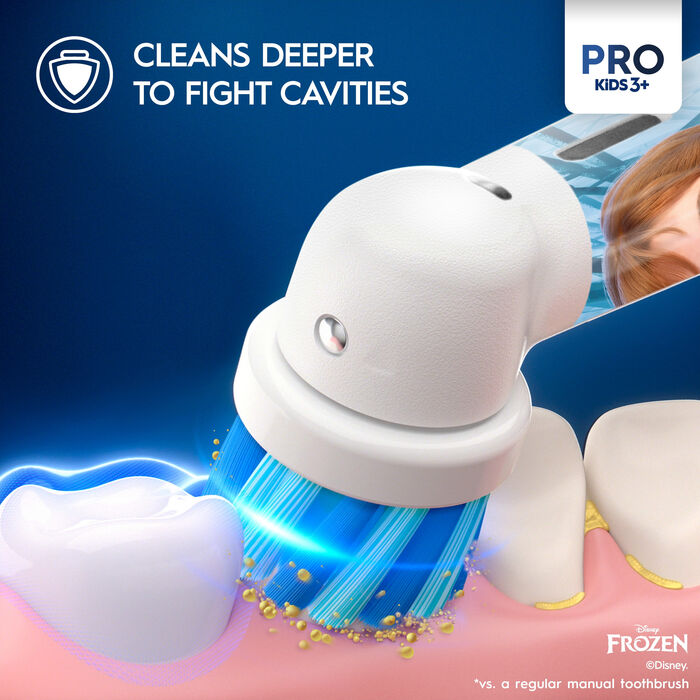 Product image not available for Oral-B Vitality Pro Kids rafmagnstannbursti - Frozen