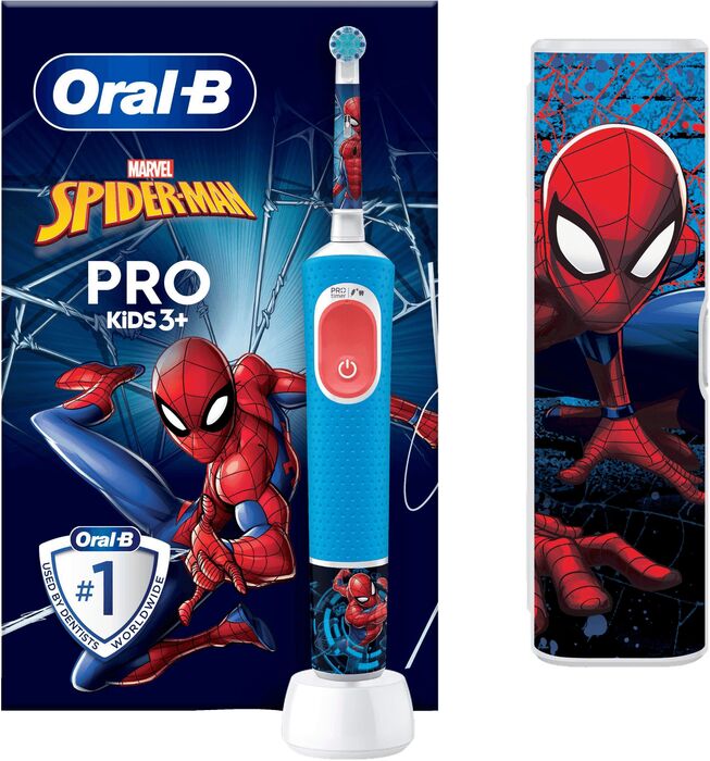 Product image not available for Oral-B Vitality Pro Kids rafmagnstannbursti - Spiderman
