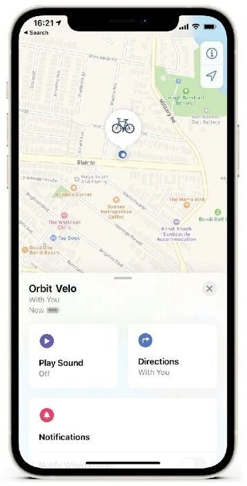 Orbit X Velo hjólastaðsetningartæki