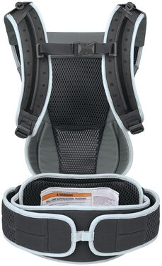 Osprey mjúkur burðarpoki f. ungbörn - Svartur 