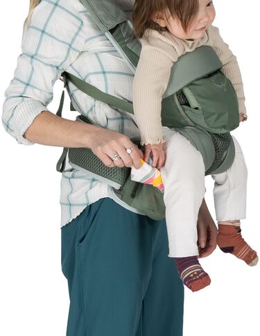 Osprey mjúkur burðarpoki f. ungbörn - Svartur 