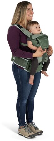 Osprey mjúkur burðarpoki f. ungbörn - Svartur 