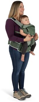 Osprey mjúkur burðarpoki f. ungbörn - Svartur 