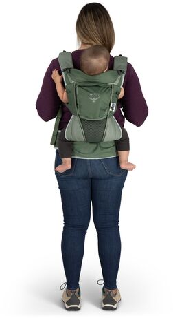 Osprey mjúkur burðarpoki f. ungbörn - Svartur 