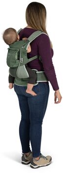 Osprey mjúkur burðarpoki f. ungbörn - Svartur 