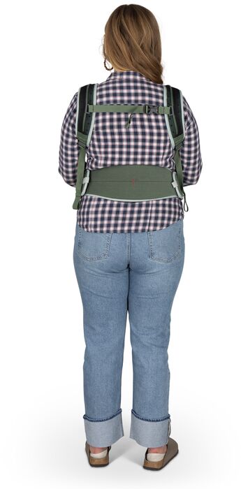 Osprey mjúkur burðarpoki f. ungbörn - Grænn