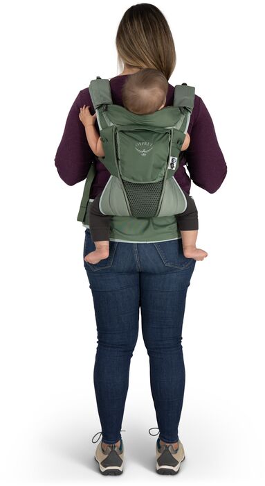 Osprey mjúkur burðarpoki f. ungbörn - Grænn