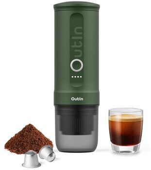 OUTIN Nano ferðakaffivél - Græn