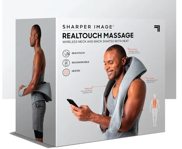 Sharper Image þráðlaust Shiatsu nuddtæki