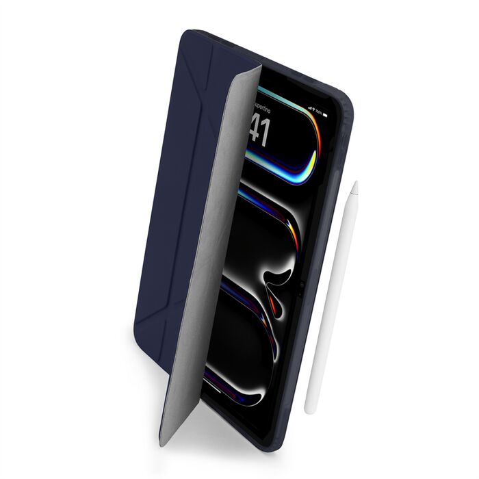 Pipetto Origami No1 iPad Pro 13 hulstur - Dökkblátt