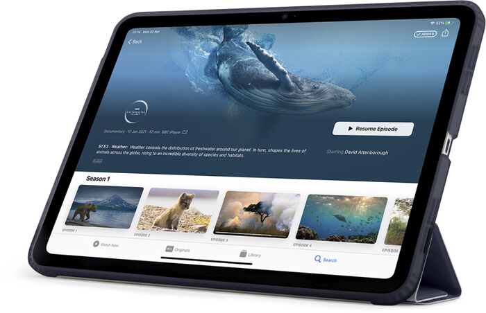 Pipetto Origami No1 iPad Pro 13 hulstur - Dökkblátt