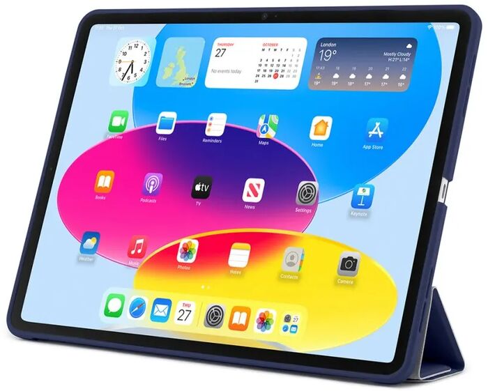 Pipetto Origami No1 iPad10,9" hulstur - Dökkblátt