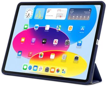 Pipetto Origami No1 iPad10,9" hulstur - Dökkblátt