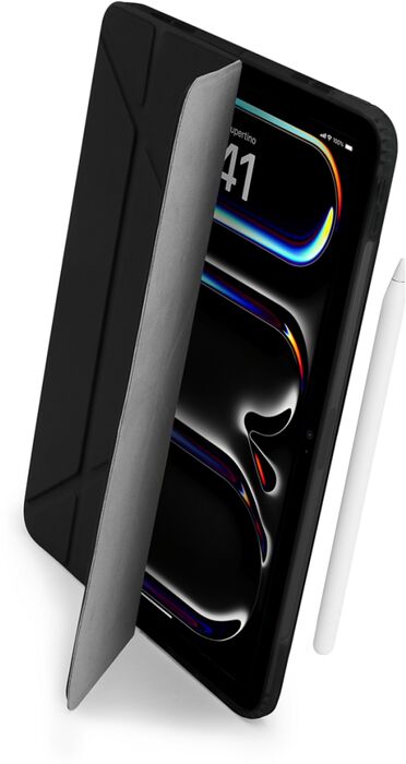 Pipetto Origami No1 iPad Pro 13 hulstur - Svart