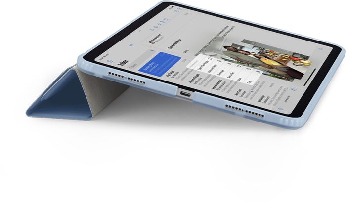 Pipetto Origami No1 iPad Air 13 hulstur - Ljósblátt