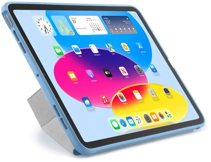 Pipetto Origami No1 iPad10,9" hulstur - Ljósblátt
