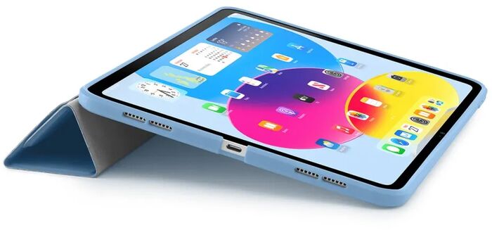 Pipetto Origami No1 iPad10,9" hulstur - Ljósblátt