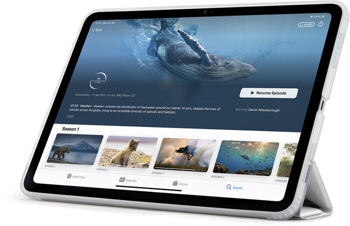 Pipetto Origami No1 iPad Pro 13 hulstur - Hvítt