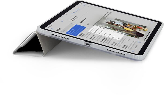 Pipetto Origami No1 iPad Pro 13 hulstur - Hvítt