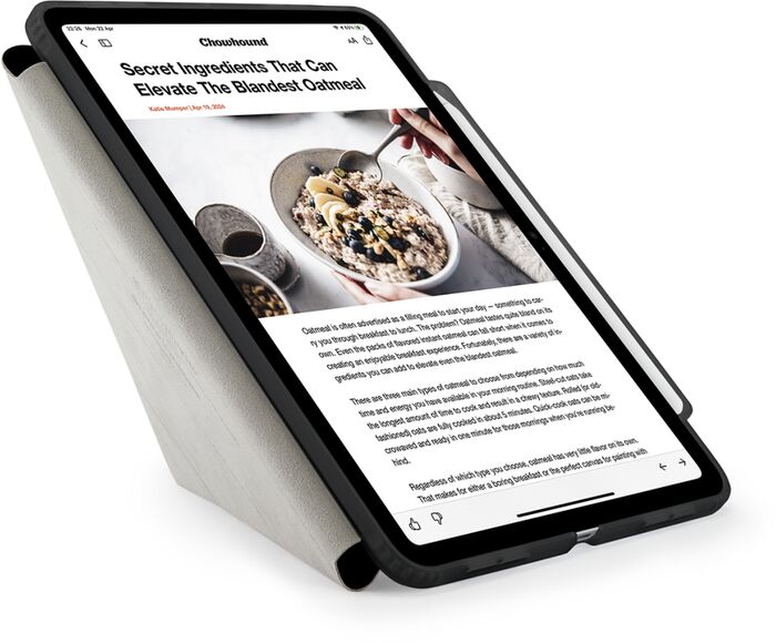 Pipetto Origami No3 iPad Pro 13 hulstur - Svart