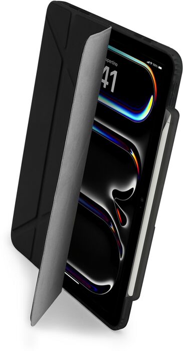 Pipetto Origami No3 iPad Pro 13 hulstur - Svart