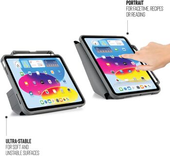 Pipetto Origami iPad 10,9" hulstur - Svart