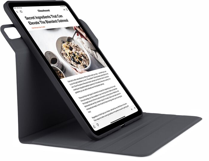 Pipetto Rotating Folio iPad Pro 11 hulstur - Svart