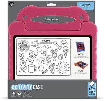 Pipetto Activity iPad 10,9" hulstur - Bleikt