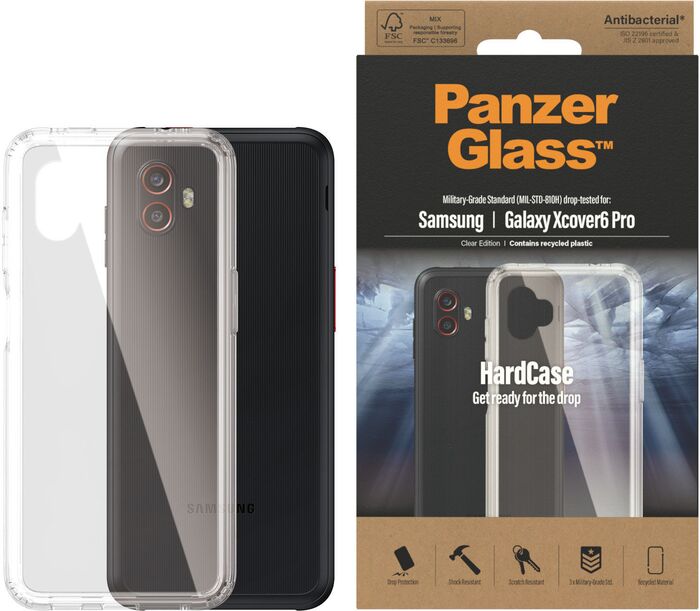 Panzerglass Samsung Xcover 6 Pro Hardcase hulstur - Glært