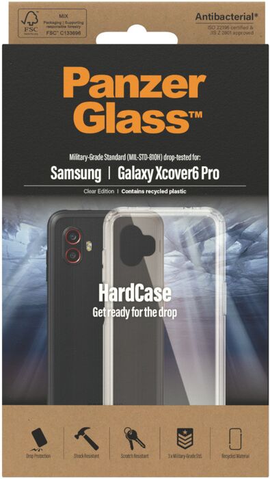 Panzerglass Samsung Xcover 6 Pro Hardcase hulstur - Glært