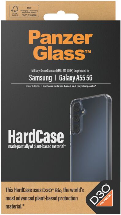 PanzerGlass Samsung A55 HardCase D30 hulstur - Glært