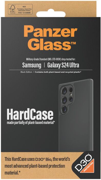 PanzerGlass Samsung S24 Ultra Hardcase D3O hulstur - Svart