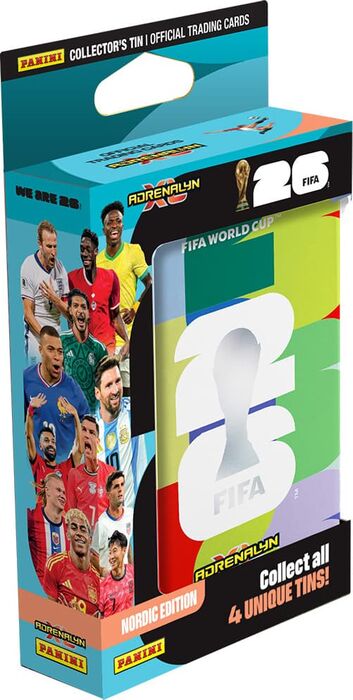 Panini World Cup 2026 Adrenalyn XL Pocket Tin safnkort