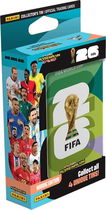 Panini World Cup 2026 Adrenalyn XL Pocket Tin safnkort
