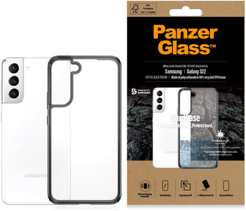 PanzerGlass Samsung Galaxy S22 HardCase símahulstur - Svart/Glært