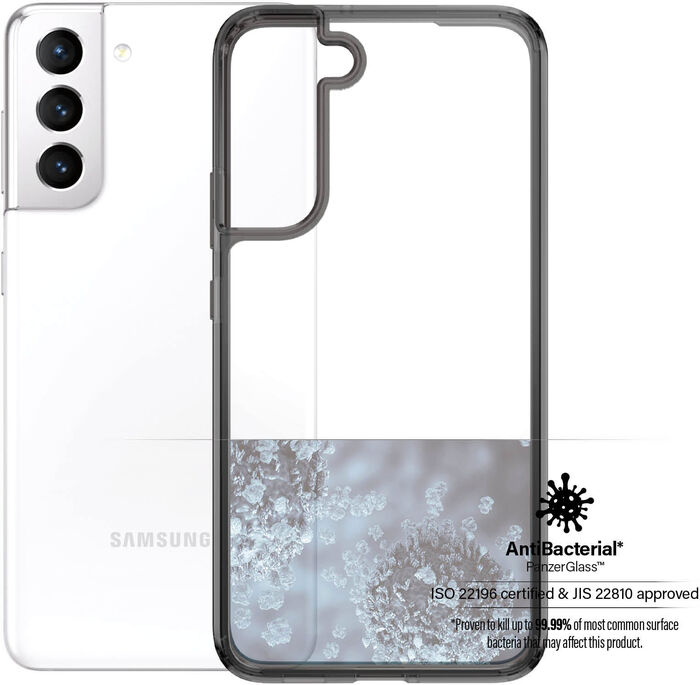 PanzerGlass Samsung Galaxy S22 HardCase símahulstur - Svart/Glært