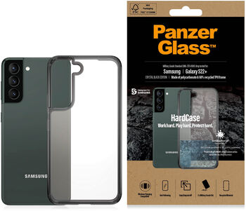 PanzerGlass Samsung Galaxy S22+ HardCase símahulstur - Svart/Glært