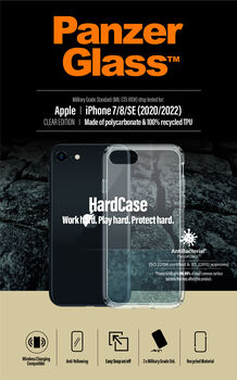 PanzerGlass iPhone 7/8/SE 2020 HardCase símahulstur - Glært