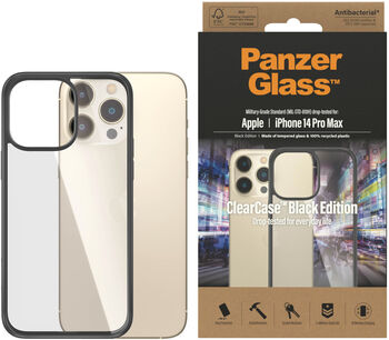 PanzerGlass iPhone 14 Pro Max ClearCase símahulstur - Svart