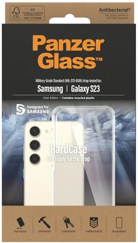 PanzerGlass Samsung Galaxy S23 HardCase símahulstur - Glært 