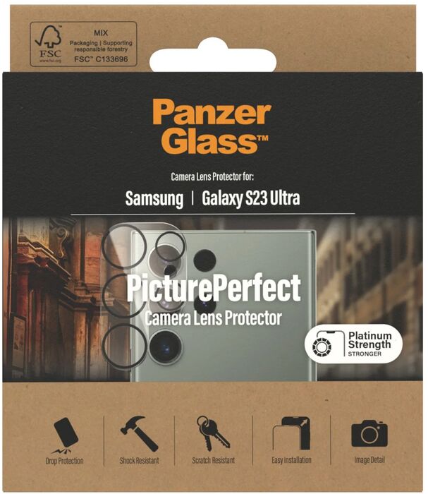 PanzerGlass Galaxy S23 Ultra myndavélagler
